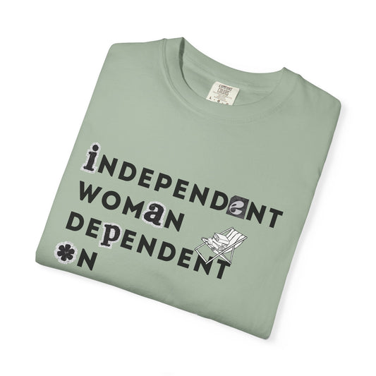 Independent Woman Dependent on Fictional Men T-Shirt - Bay