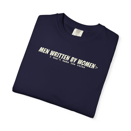 Men Written By Women T-shirt - Navy