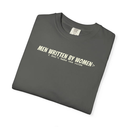 Men Written By Women T-shirt - Pepper (Deep Grey)