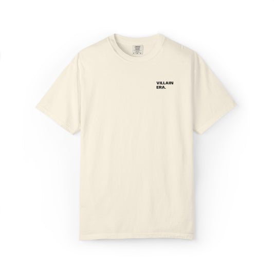 Villain Era Embroidered Tee — Off White (Ivory)