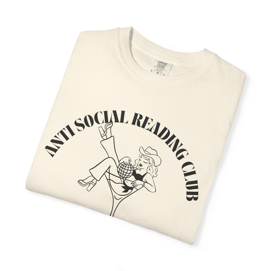 Anti-Social Reading Club T-Shirt — Ivory