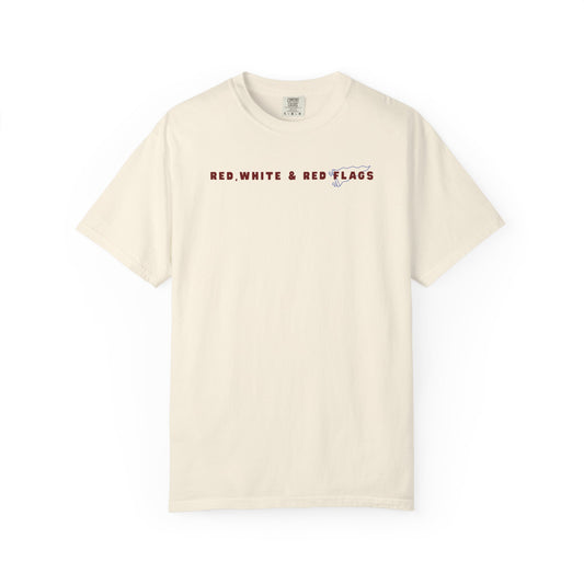 Red, White & Red Flags T-Shirt - Ivory