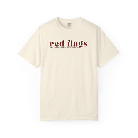 Red Flags T‑Shirt - Ivory