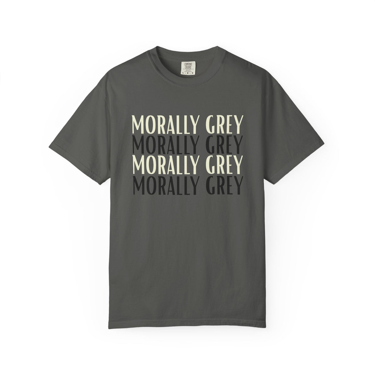Morally Grey T-shirt - Pepper (Dark Grey)