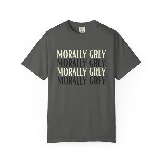 Morally Grey T-shirt - Pepper (Dark Grey)