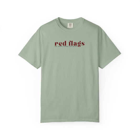 Red Flags Graphic T‑Shirt - Bay