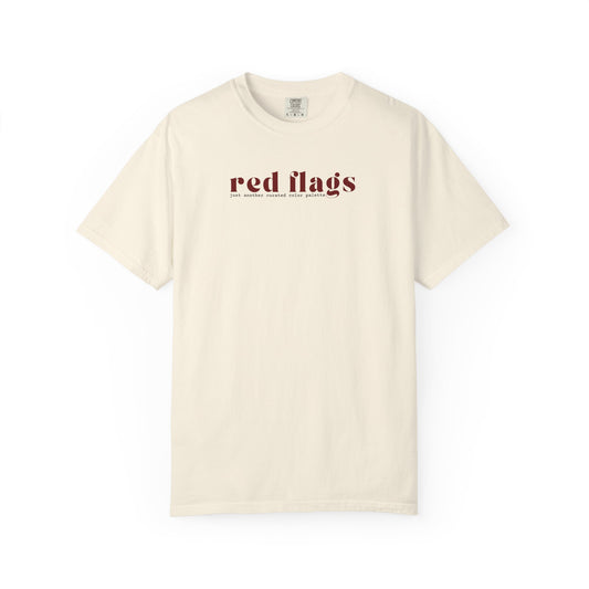 Red Flags Graphic T‑Shirt - Ivory