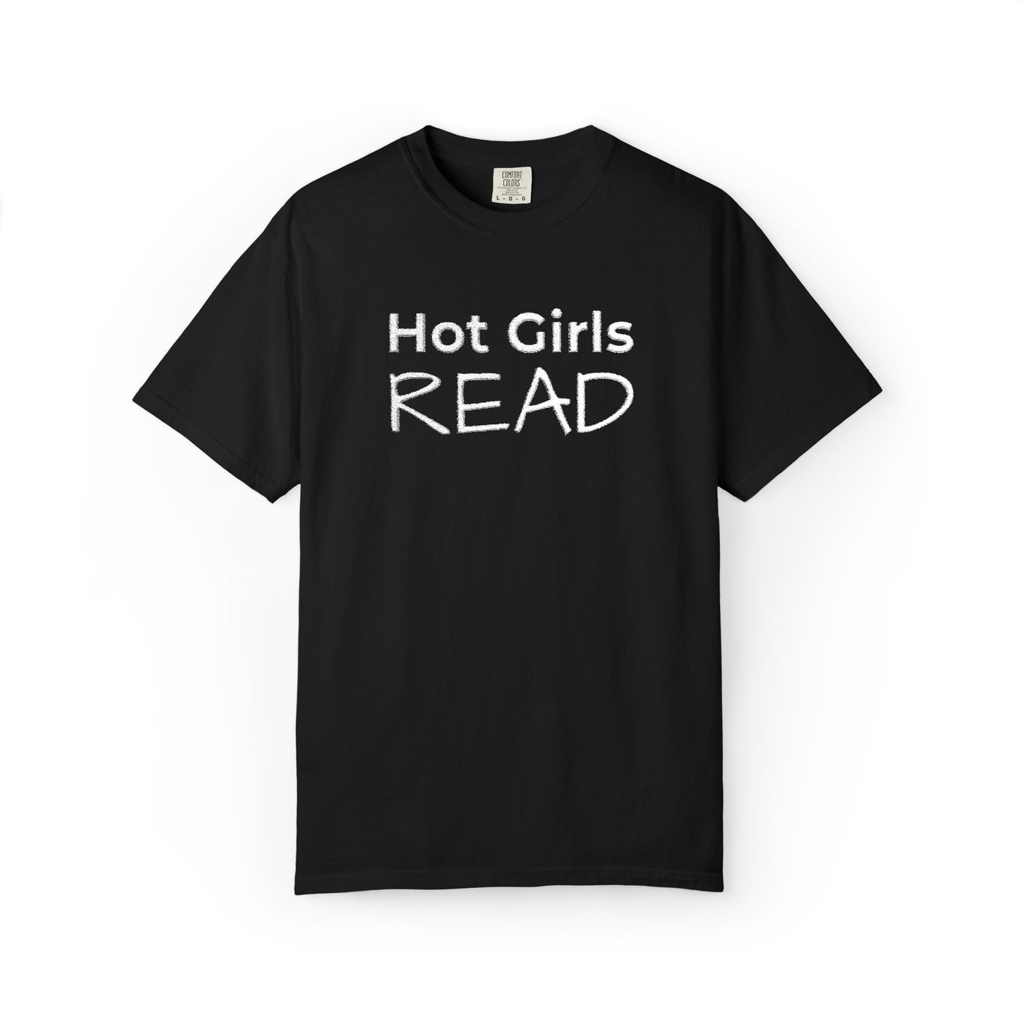 Hot Girls Read T-Shirt - Black