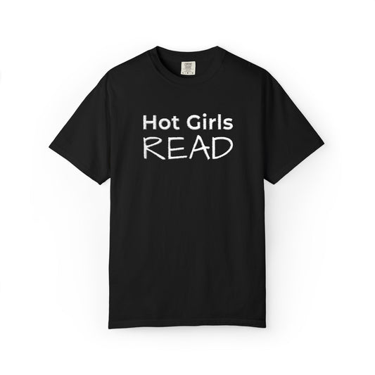 Hot Girls Read T-Shirt - Black